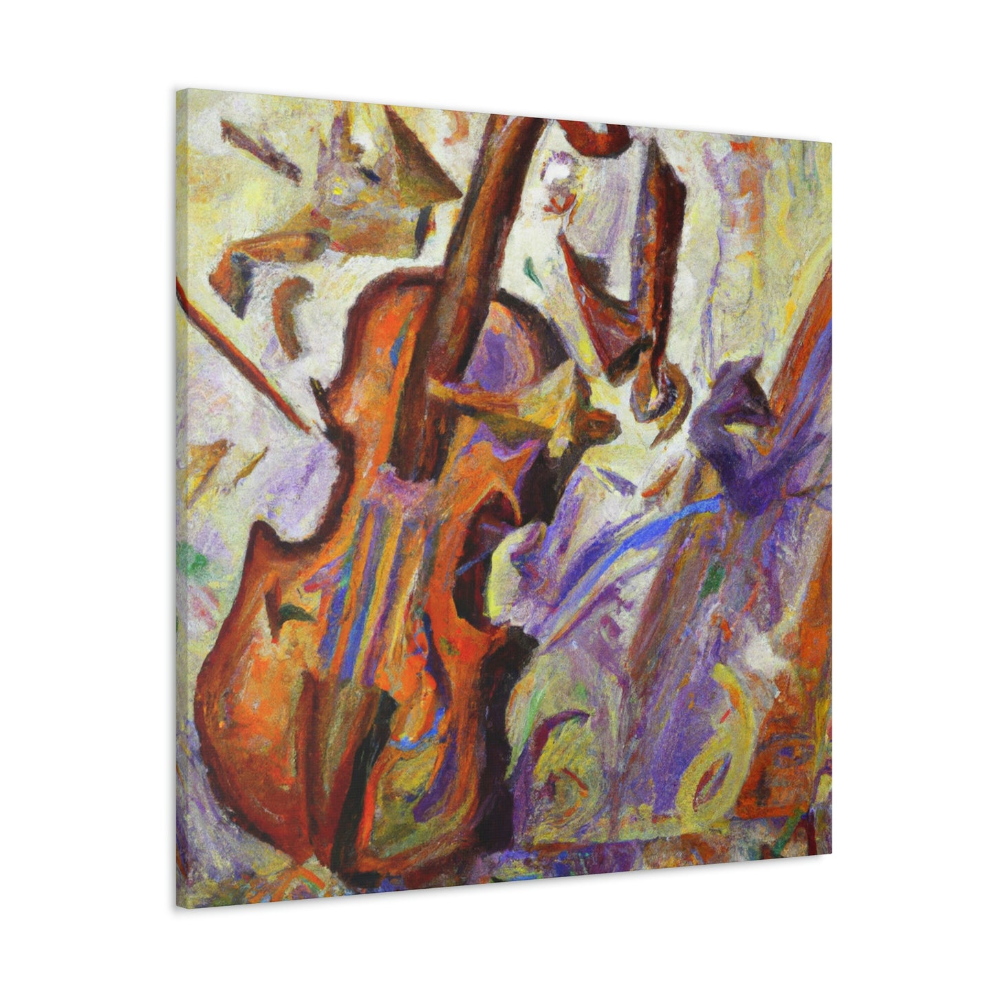 "The Violin's Symphony" - Canvas