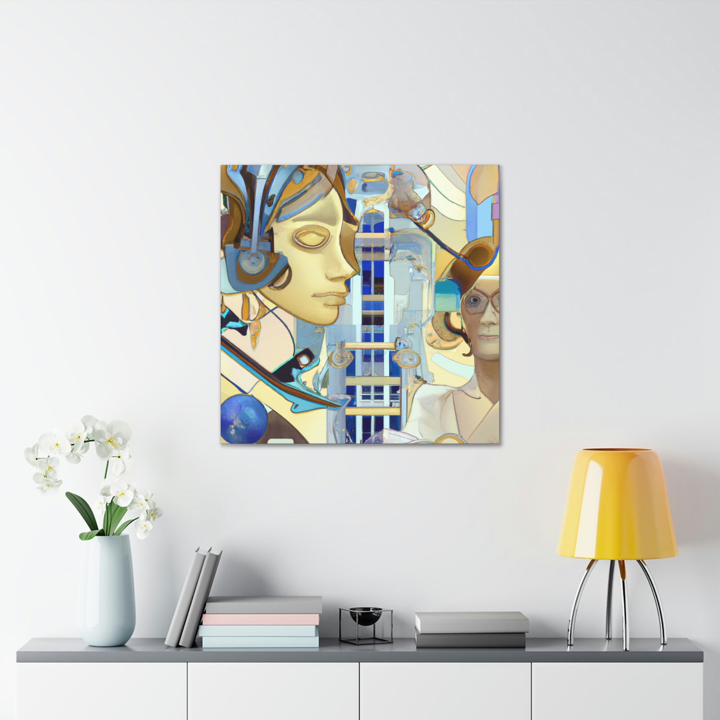 A.I. in Art Nouveau - Canvas