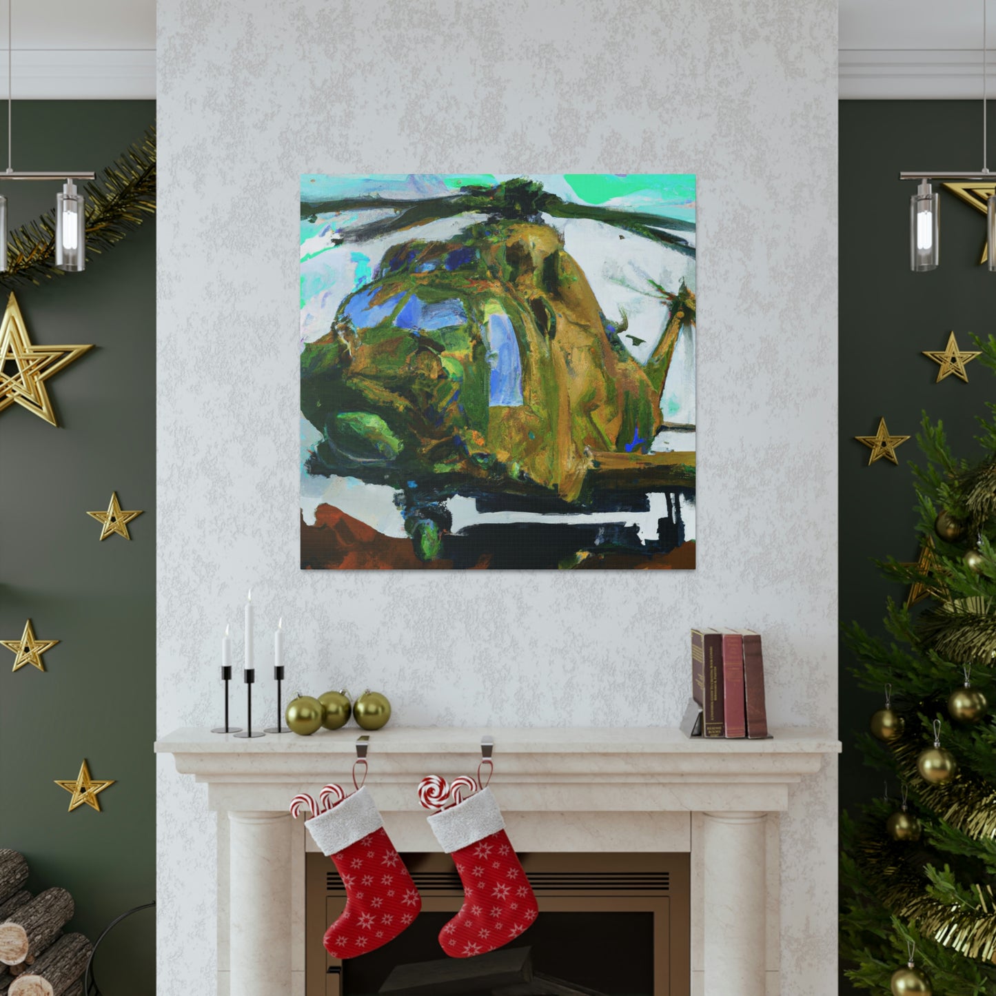 Helicopter Overhead Dreaming - Canvas