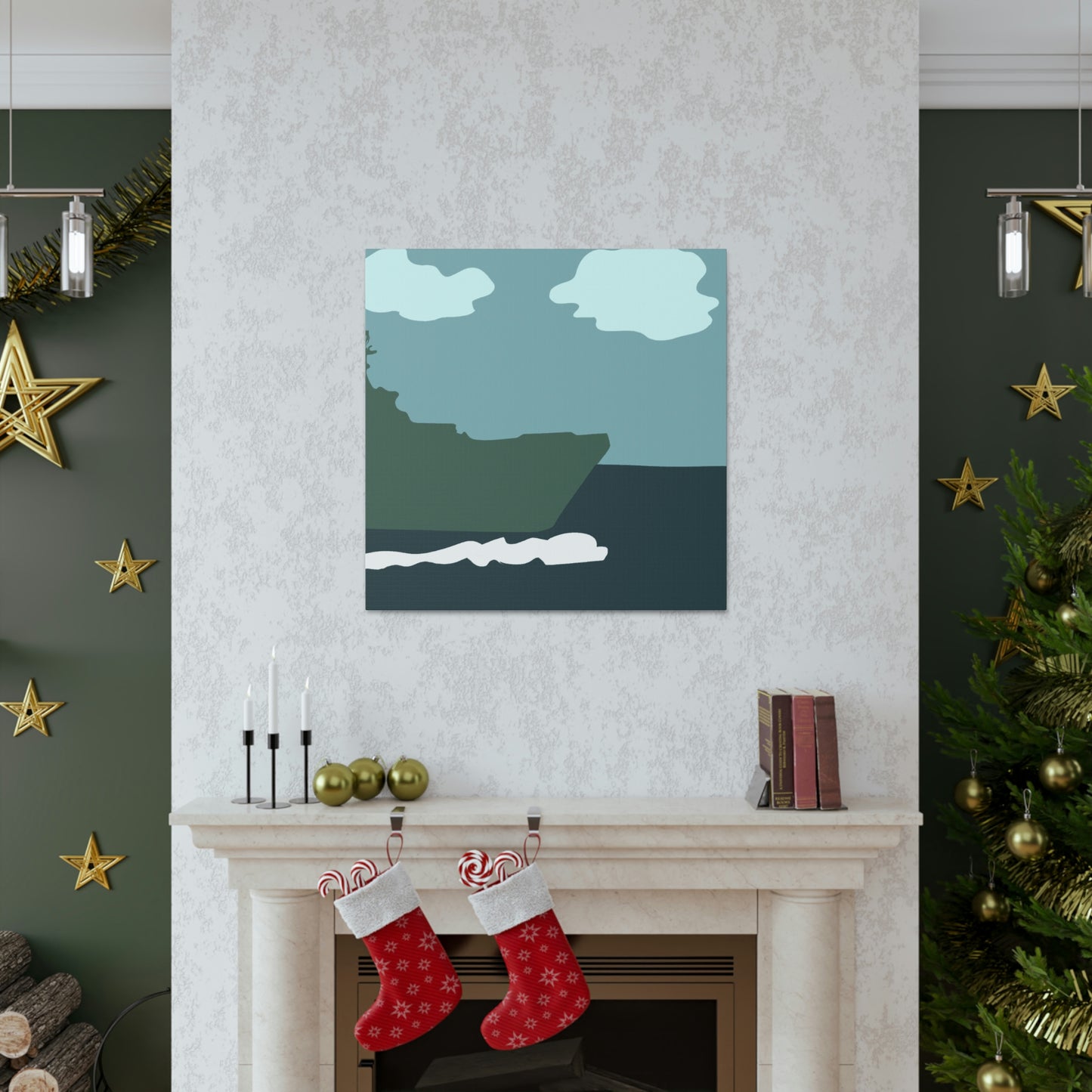 Marine Minimalism Scene - Canvas