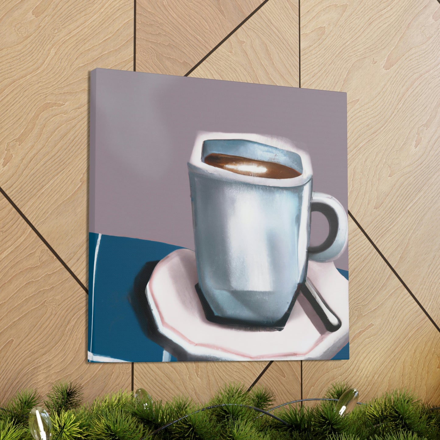 Cup of Joyful Coffee - Canvas