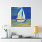 "Sailboat at Sea" - Canvas