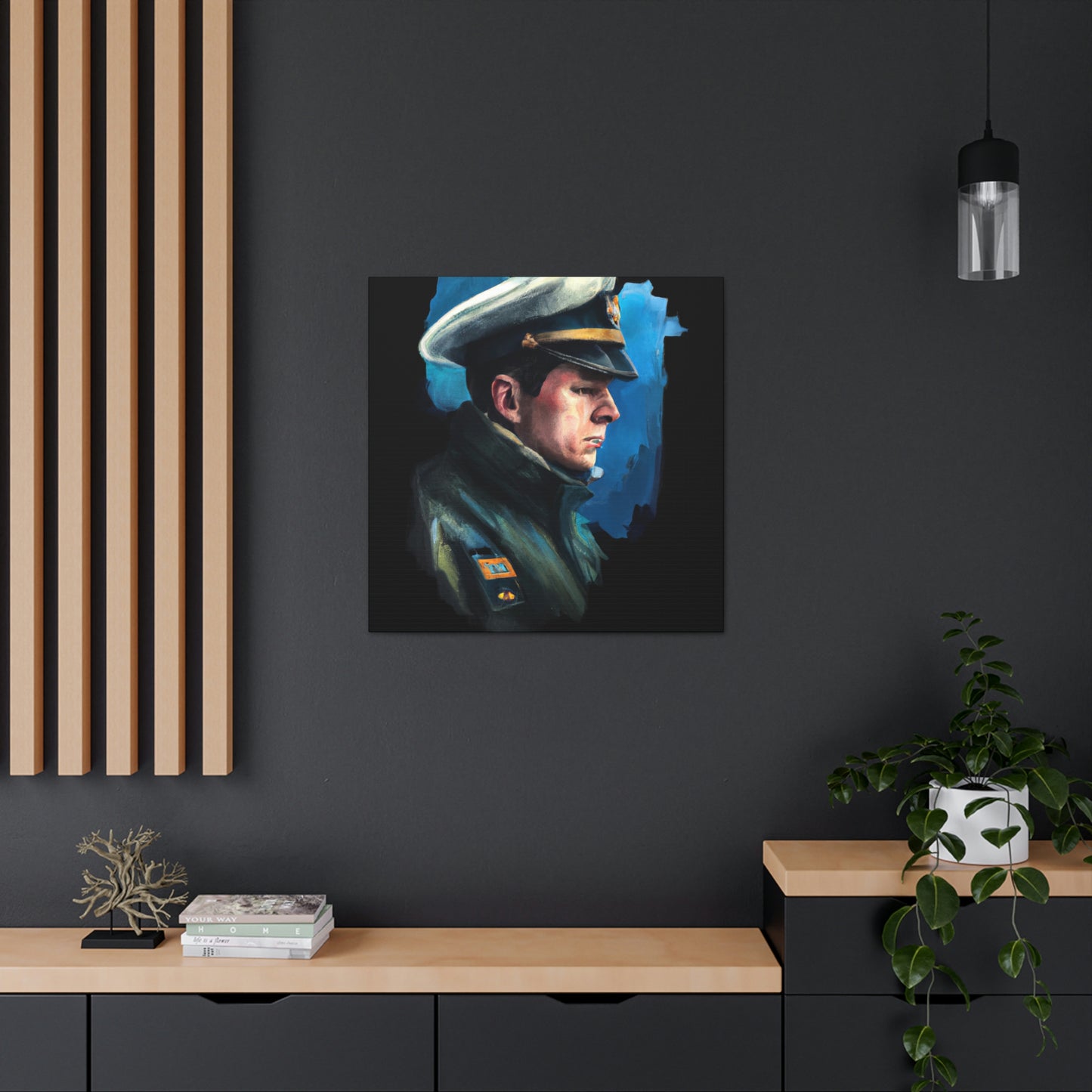 "Glorious Naval Aviator" - Canvas