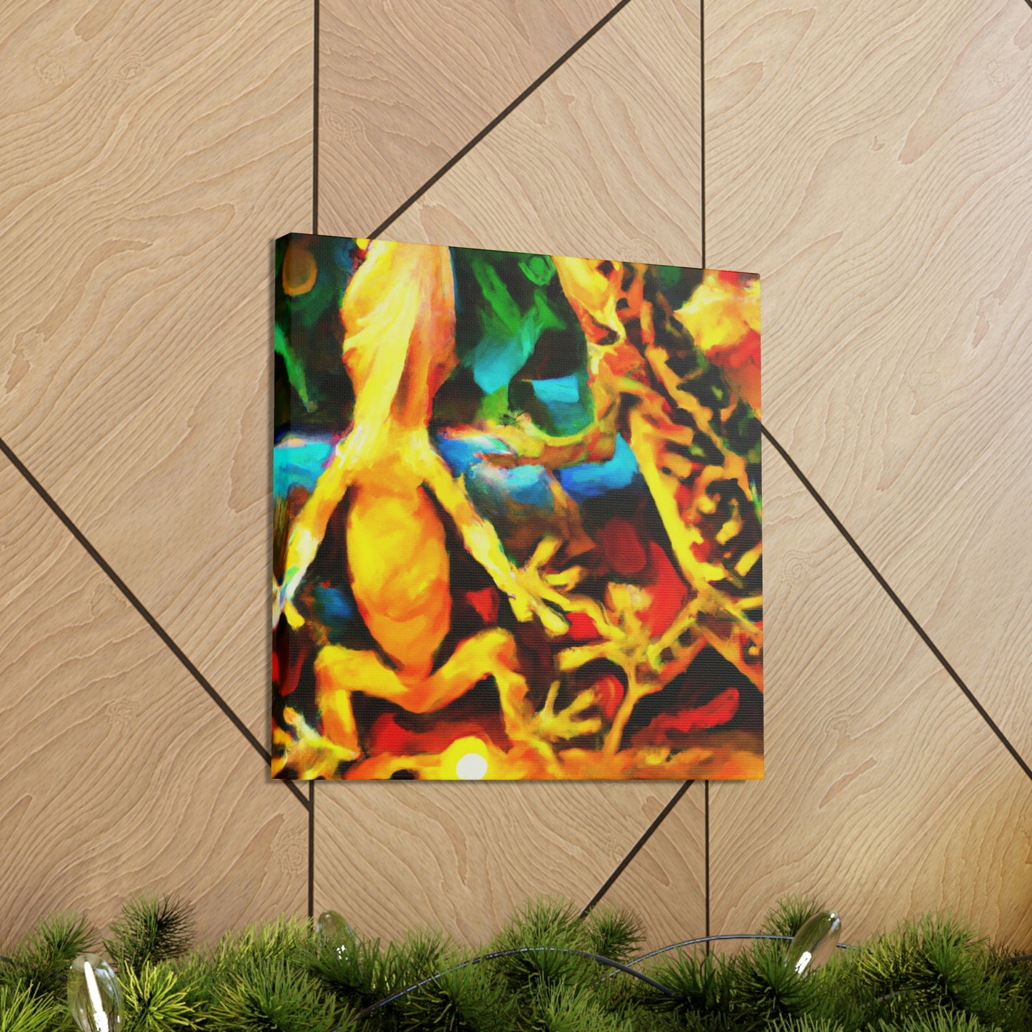 "Lizards in Impressionism" - Canvas