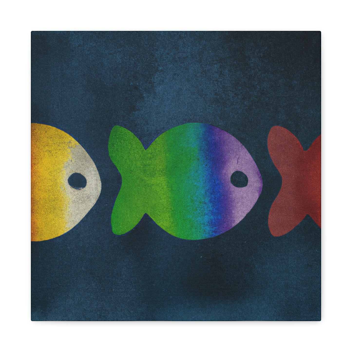 Rainbow Fish Dreaming - Canvas