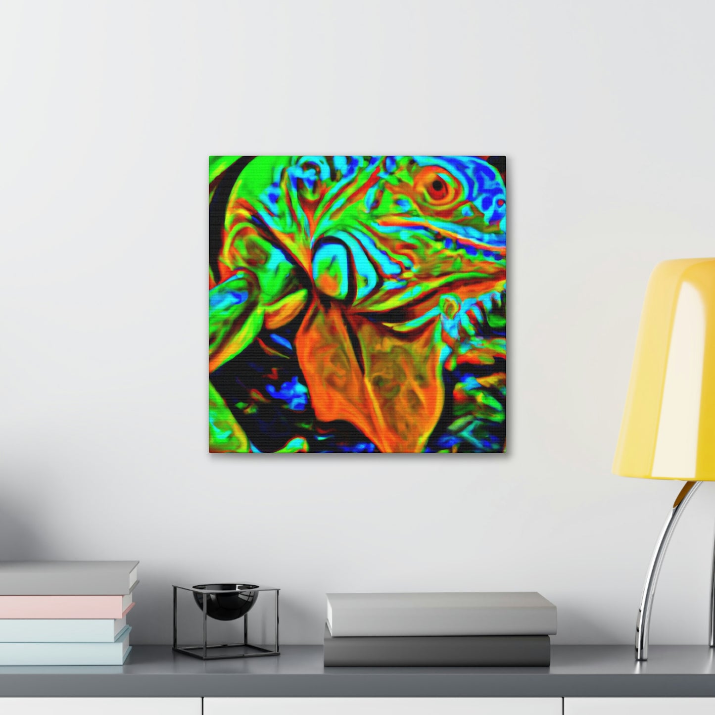 "Iguanas in Expressionism" - Canvas