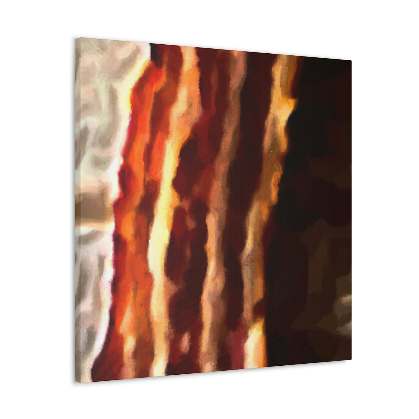 "Sizzling Bacon Delight" - Canvas