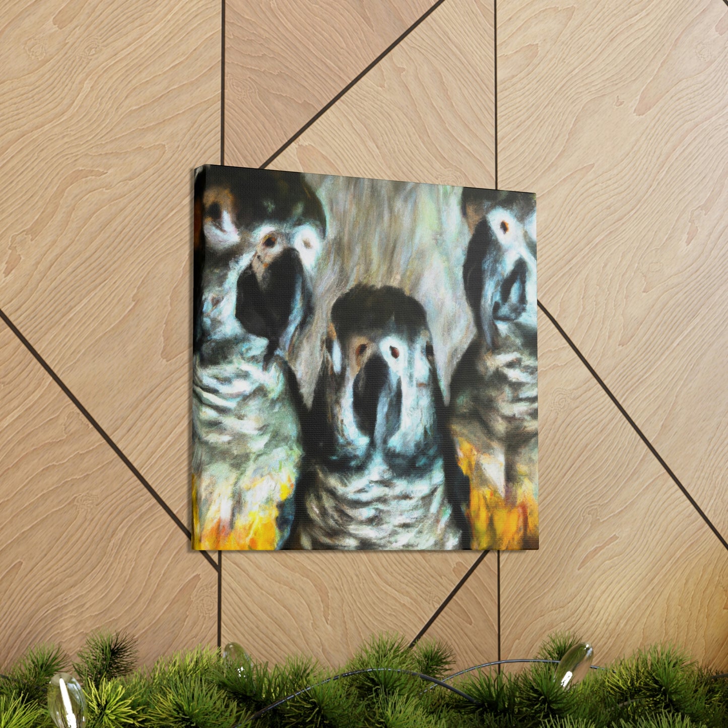 Parrot Party in Senegal - Canvas