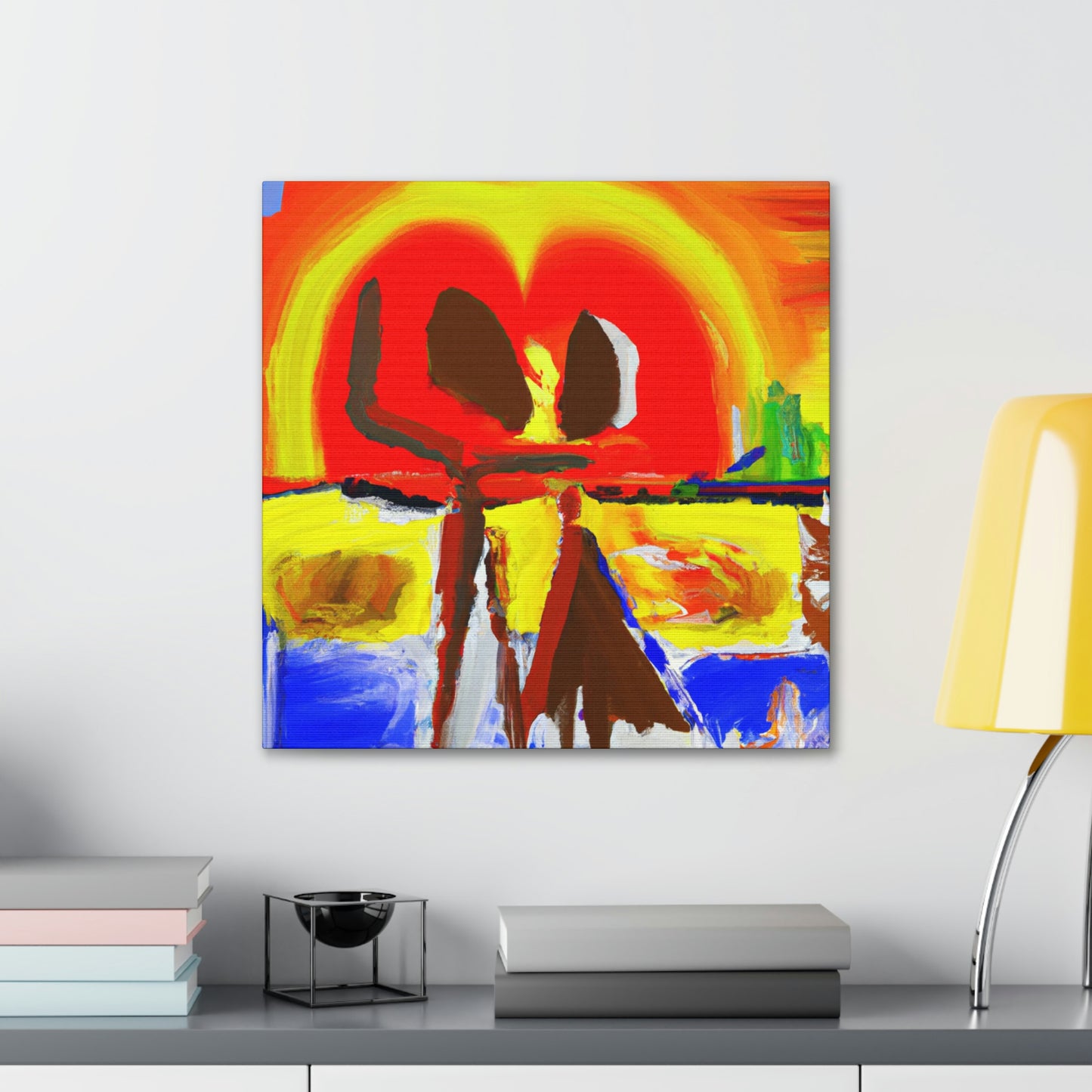 Love at Sunset - Canvas