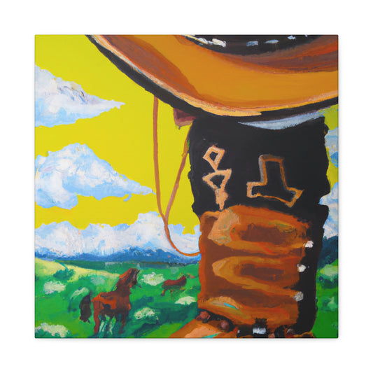 "Boots in the Summertime" - Canvas