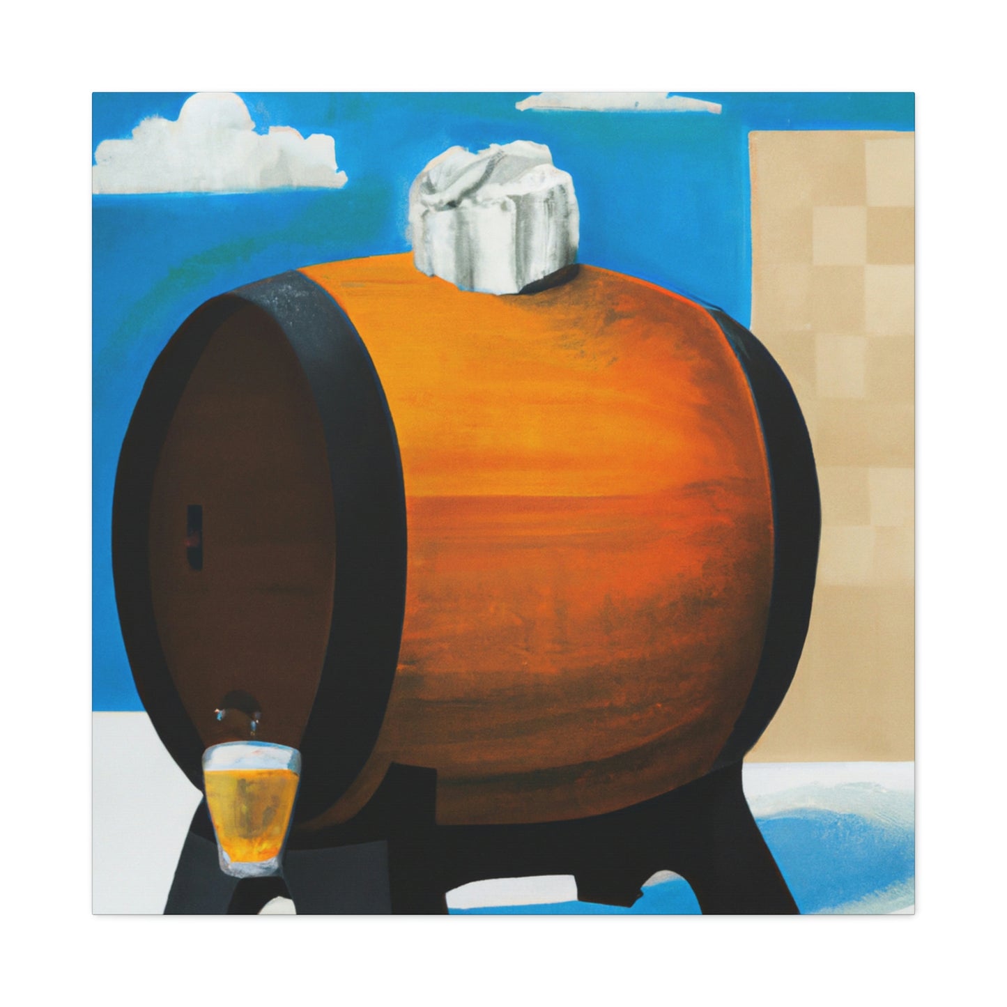 Whiskey Barrell Dreaming - Canvas