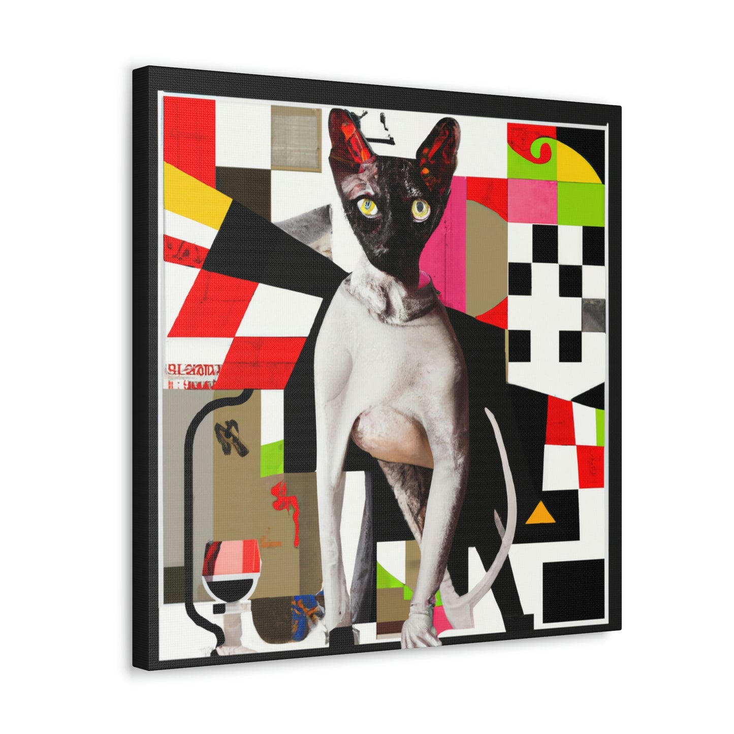 Sphynx in Baroque. - Canvas