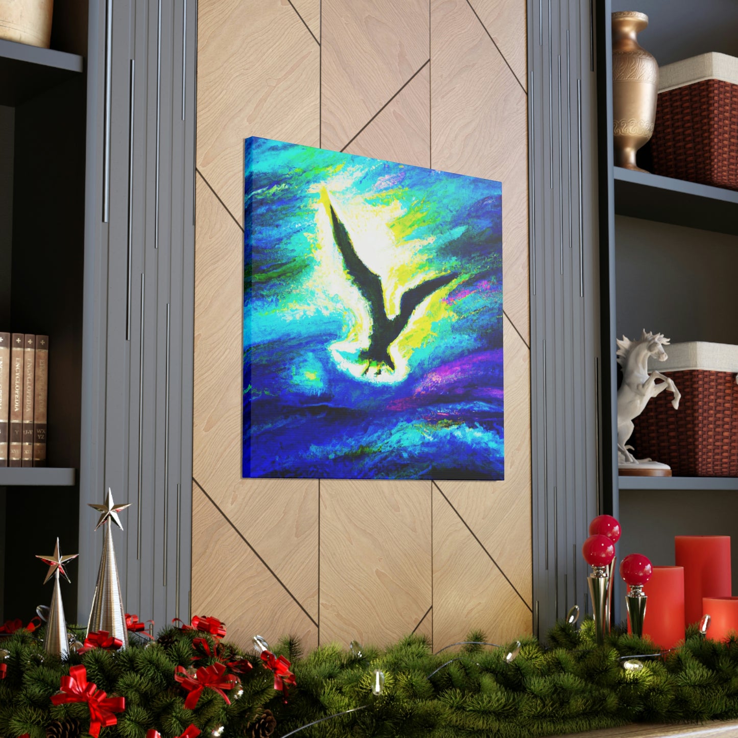 Seagull in Flight - Canvas