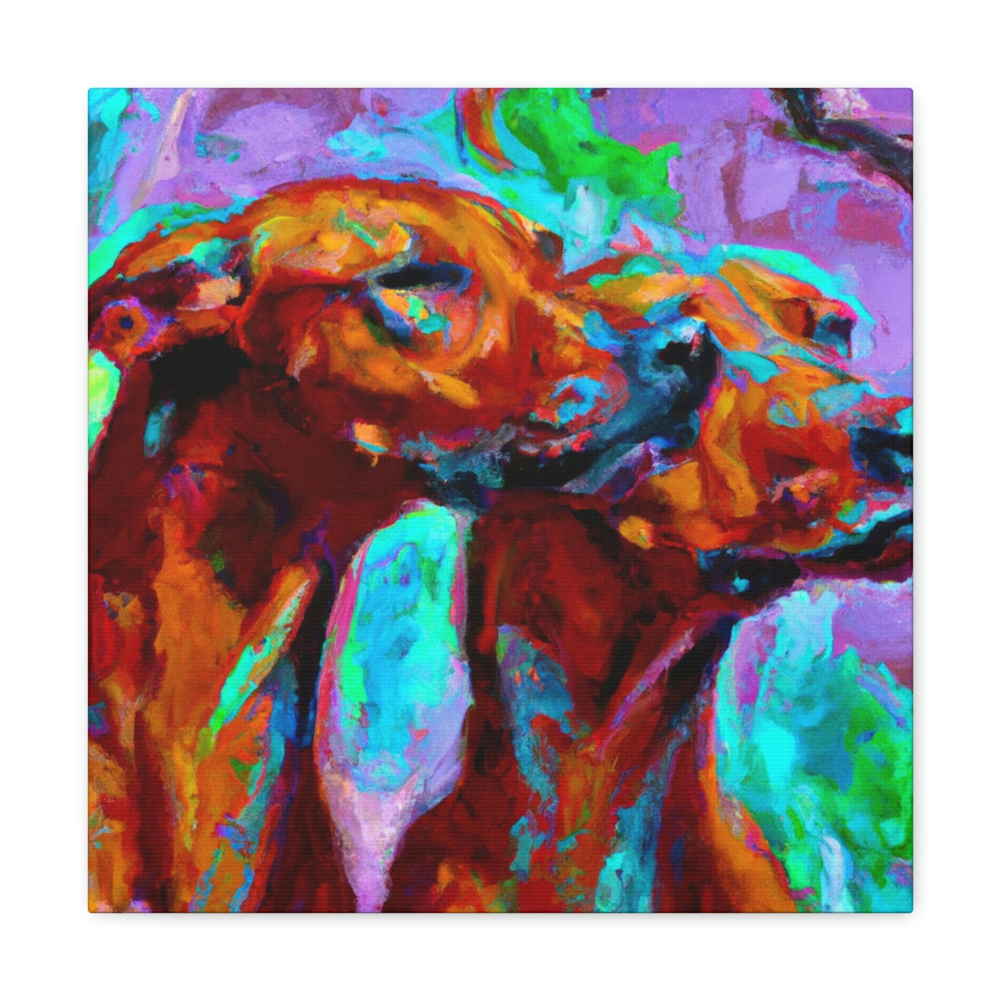 Rhodesian Ridgeback Reflection - Canvas