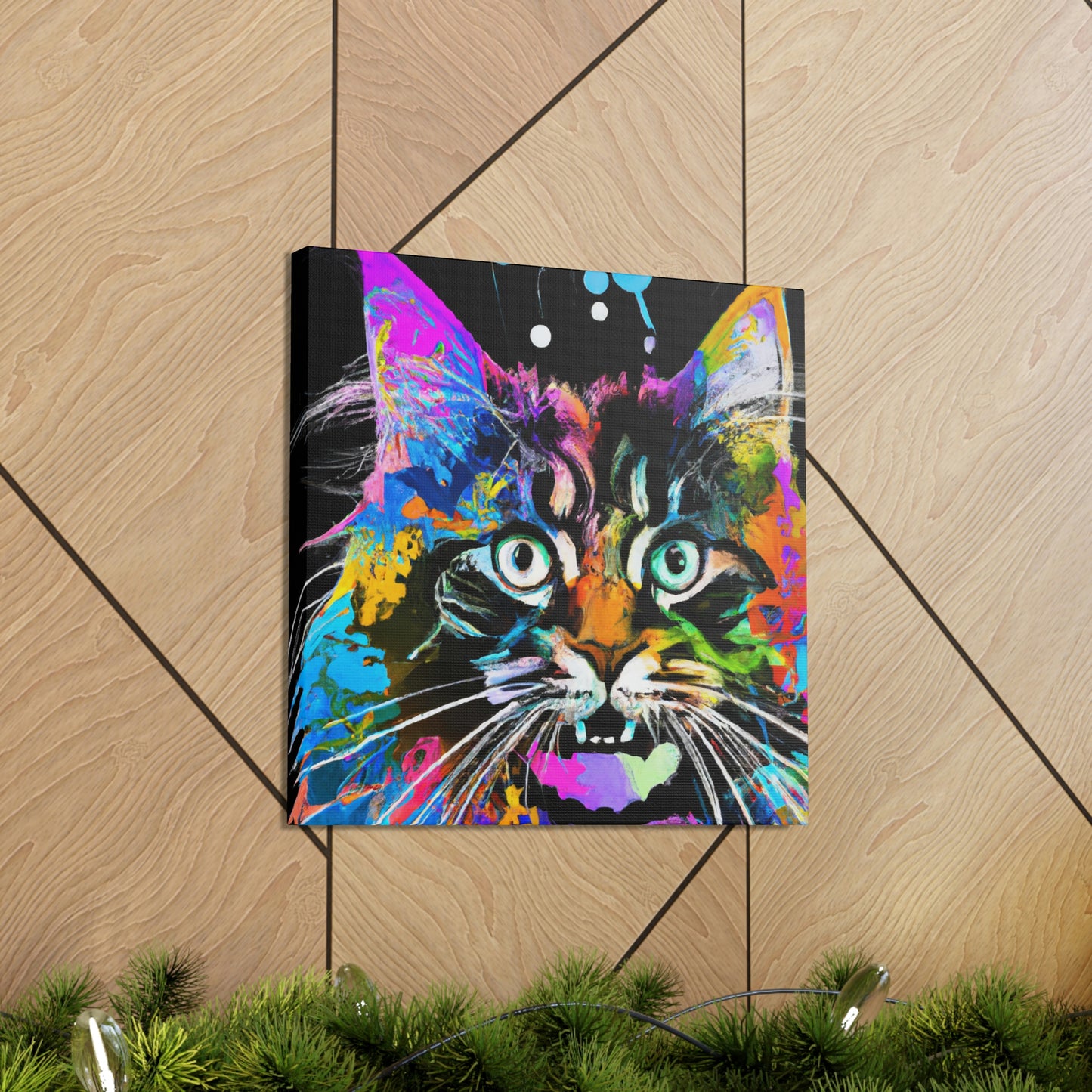 "Maine Coon Pop Art" - Canvas