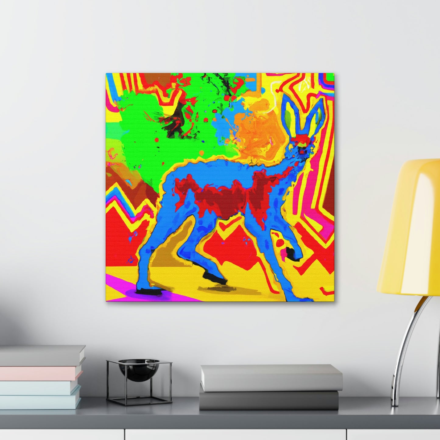 "Caracal in Nature's Den" - Canvas