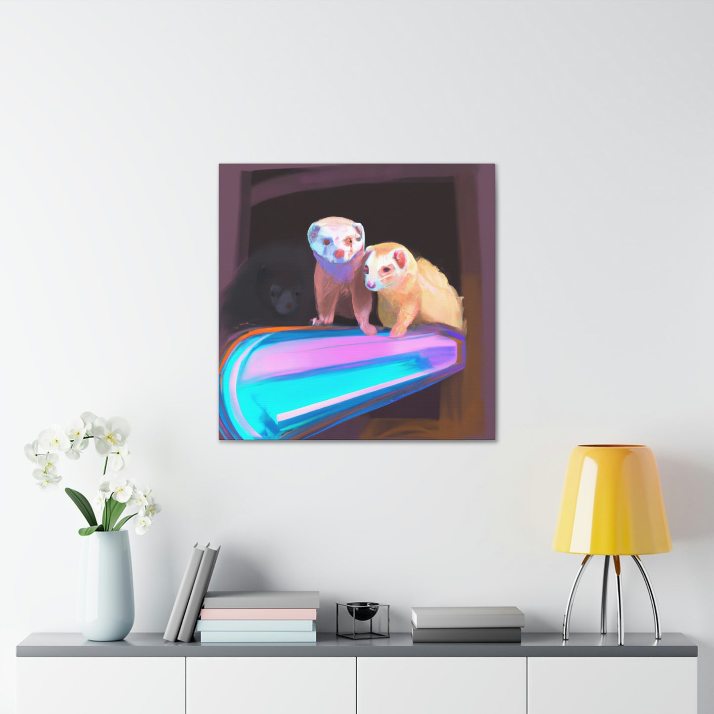 Ferrets of Minimalism - Canvas