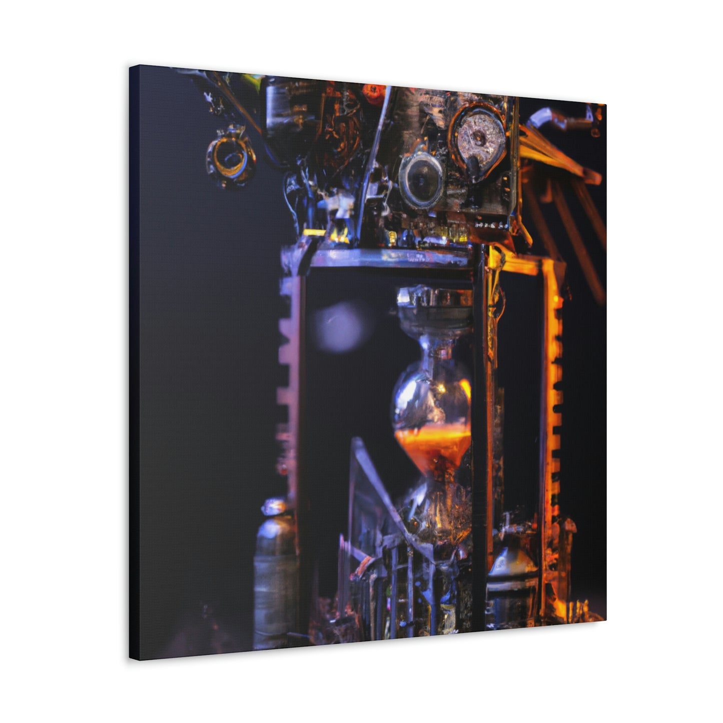 Mechanical Time Machine Art - Canvas