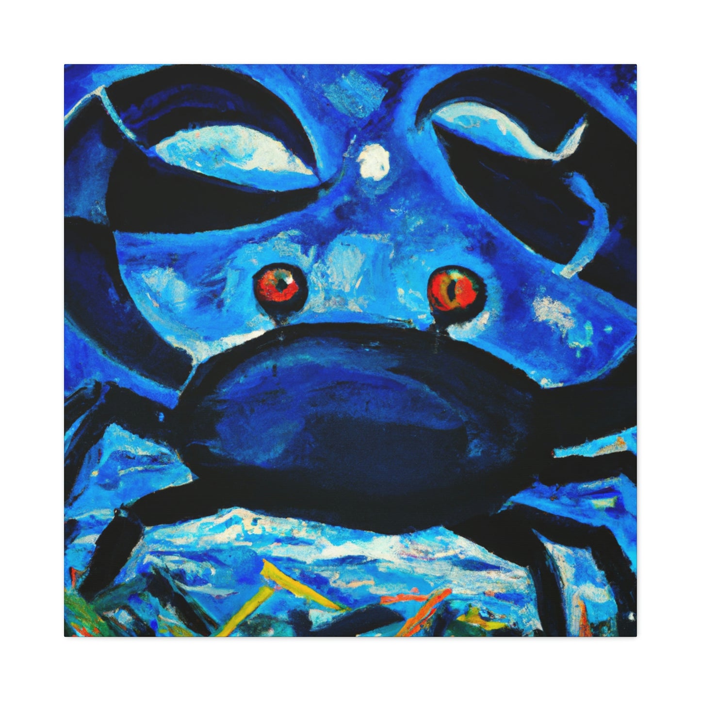 Crab March Expressionism - Canvas