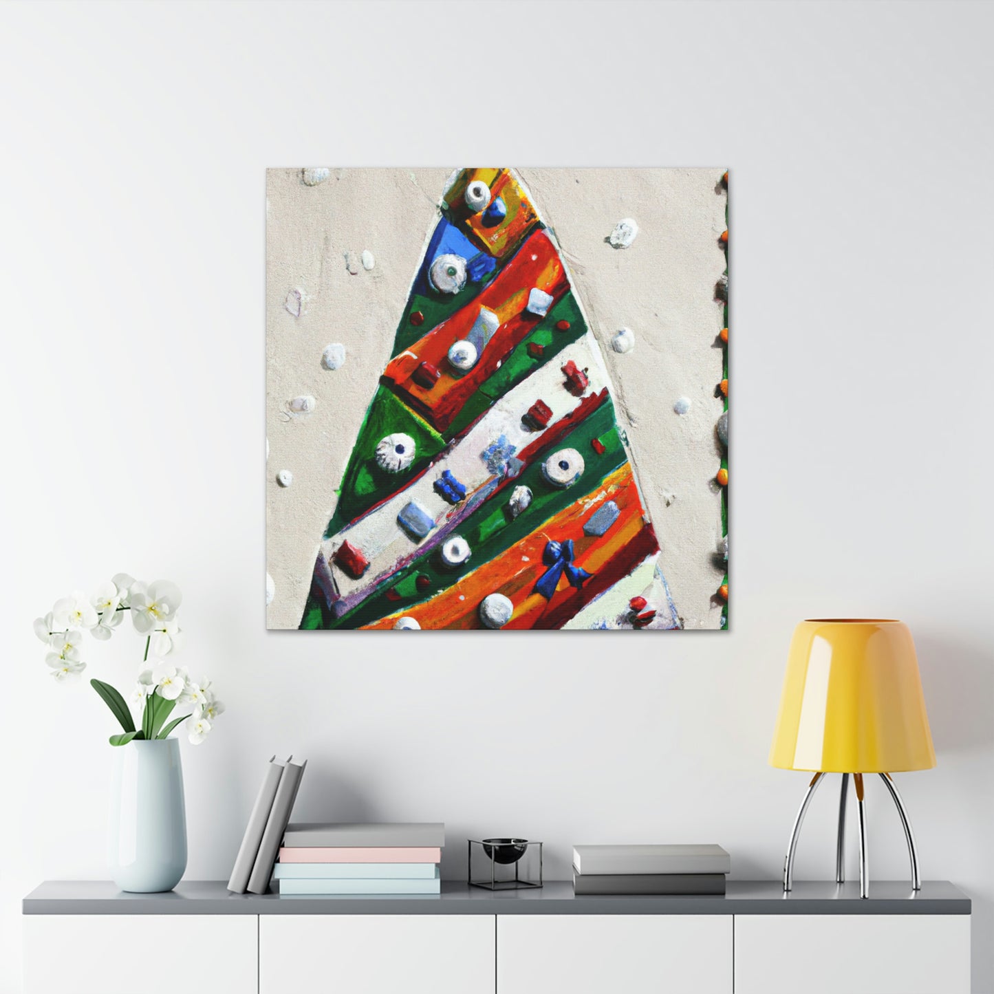 "Christmas Tree Fantasyland" - Canvas