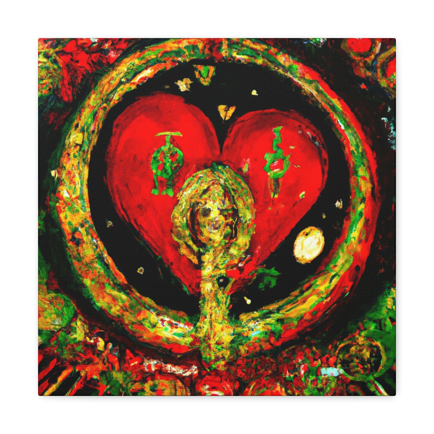 Love's Radiant Halo - Canvas