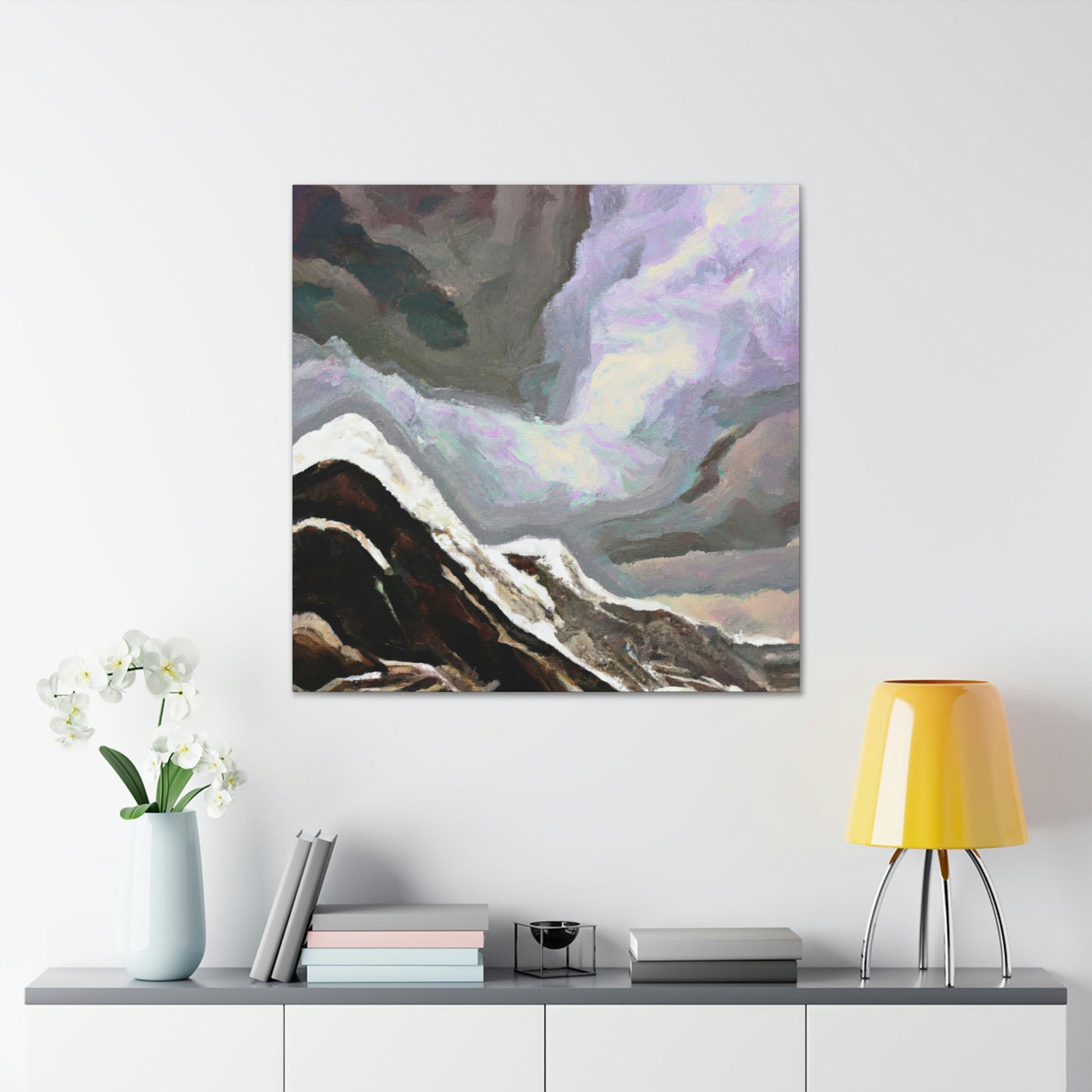 "Mountain Snowy Majesty" - Canvas