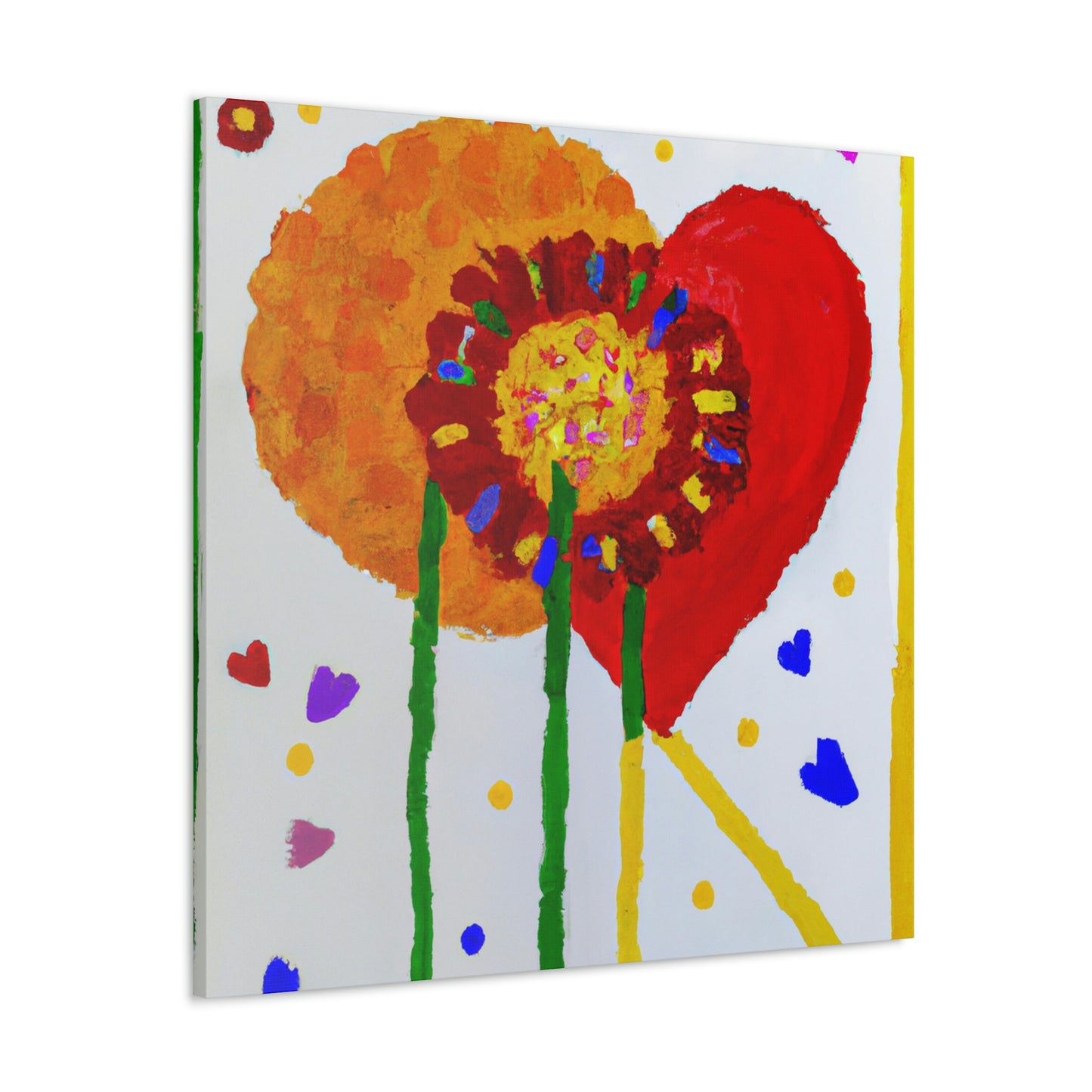 "Love Blooms Forever" - Canvas