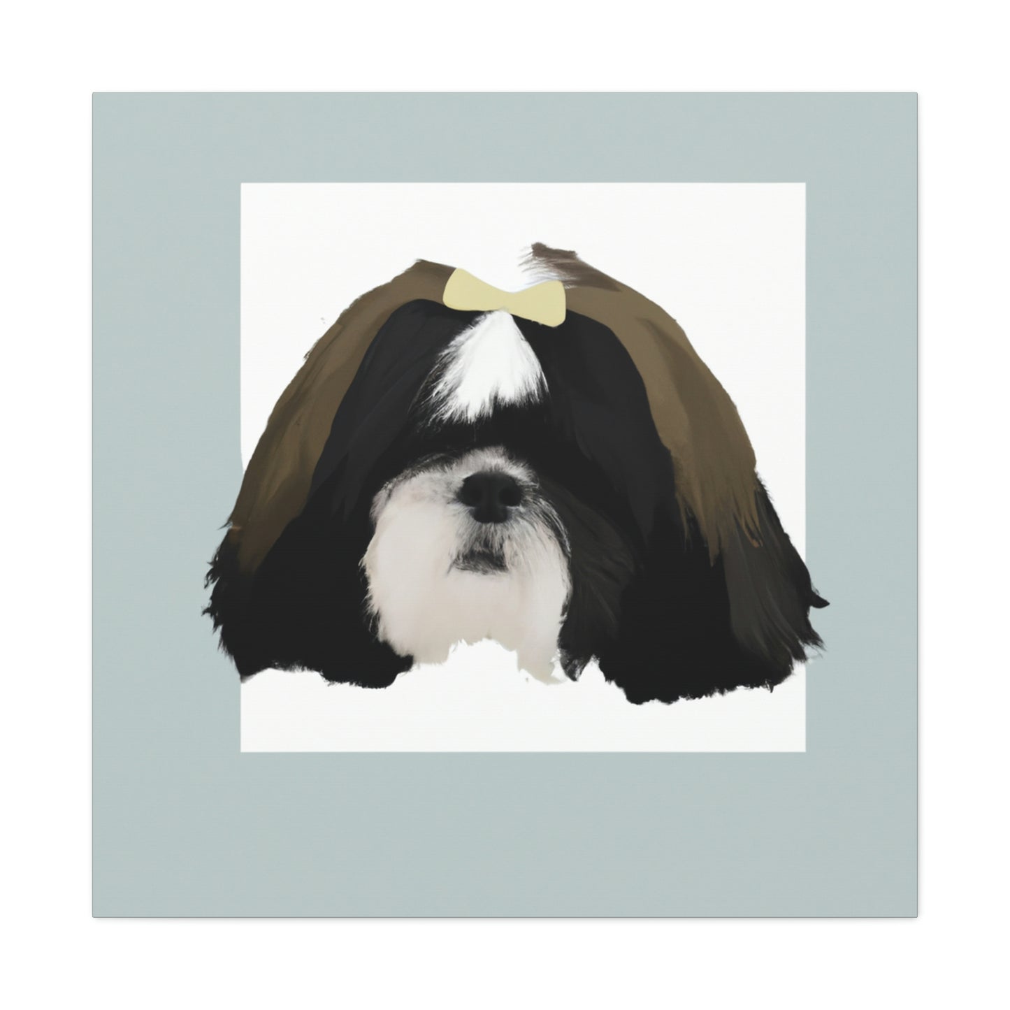 "Classic Shih Tzu Portrait" - Canvas