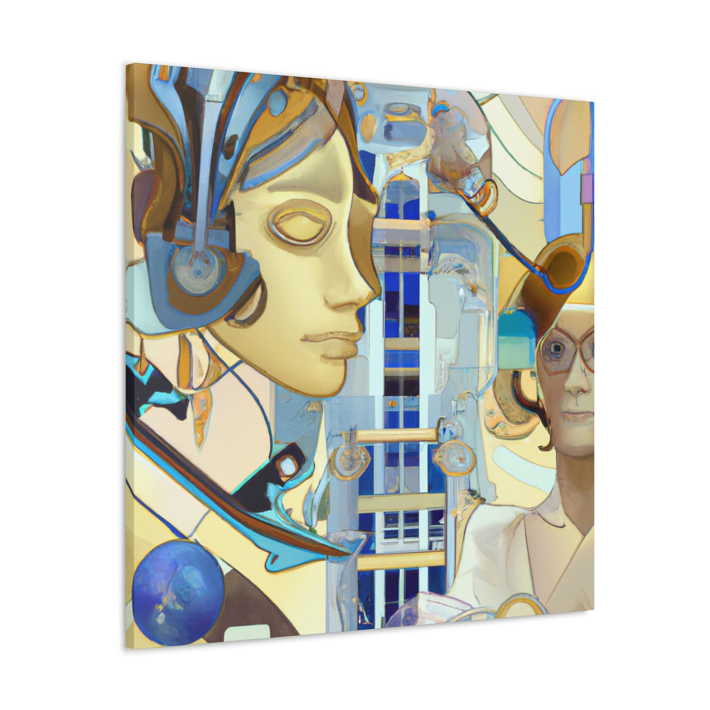 A.I. in Art Nouveau - Canvas