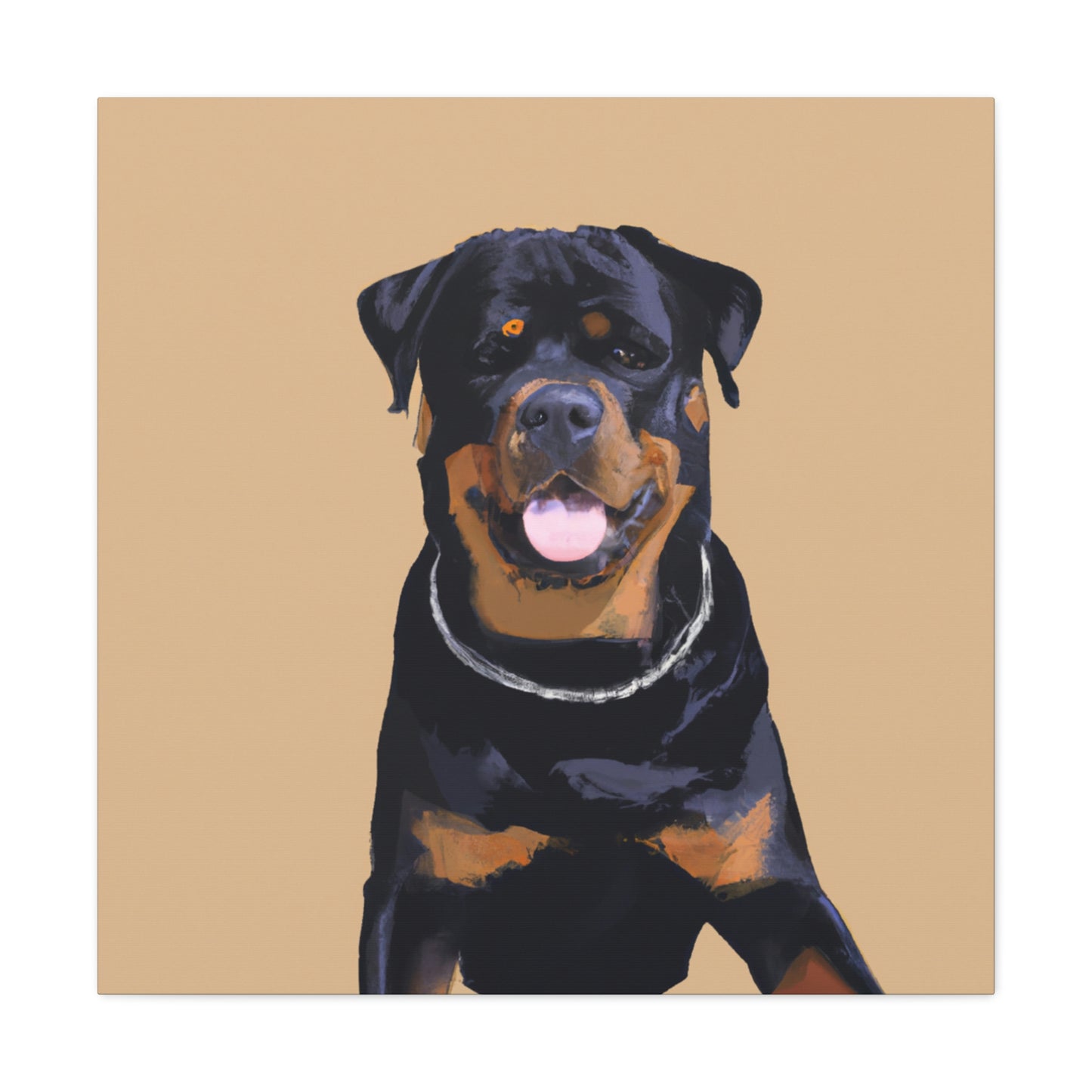 "Rottweiler in Simplicity" - Canvas