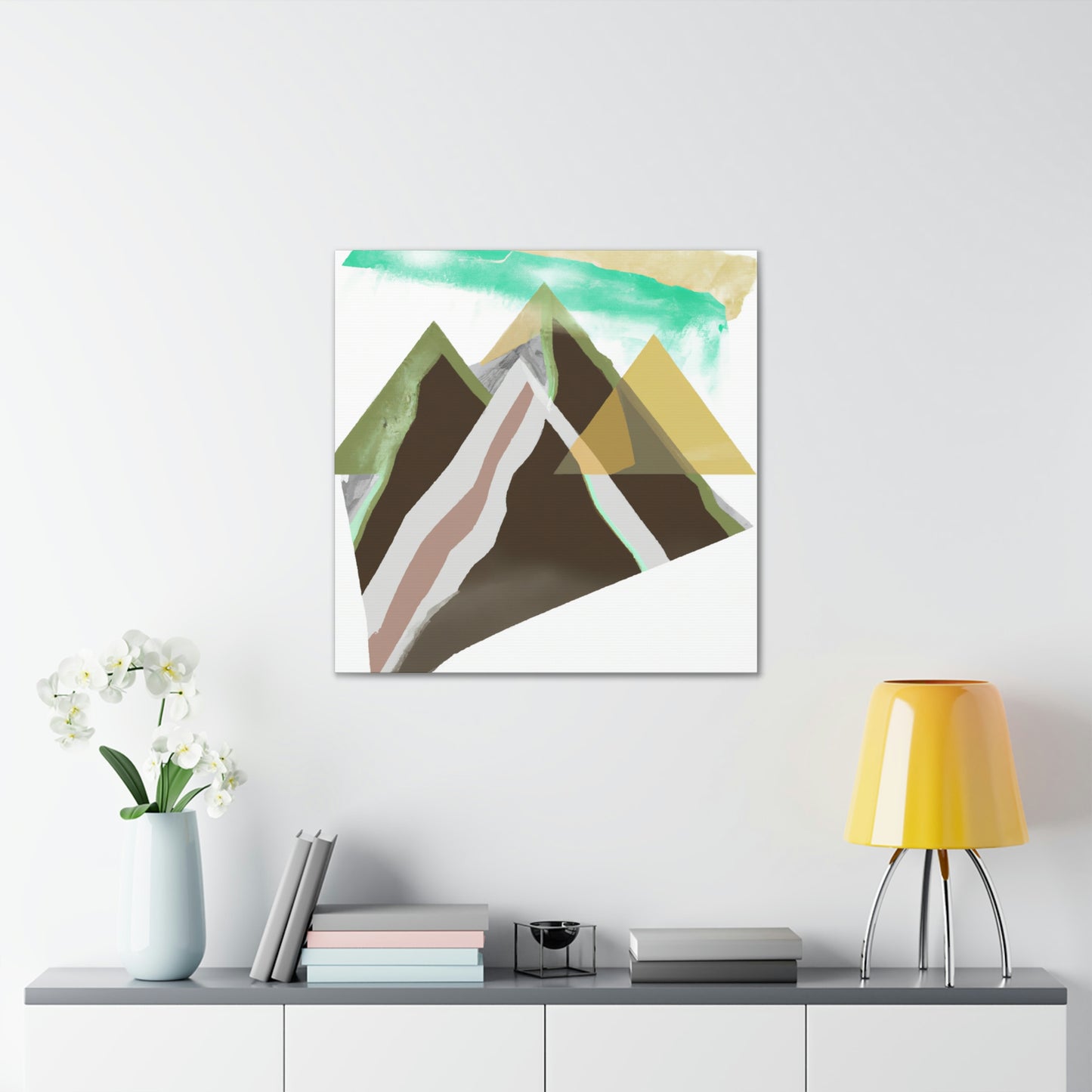 "Mountain Majesty Ablaze" - Canvas