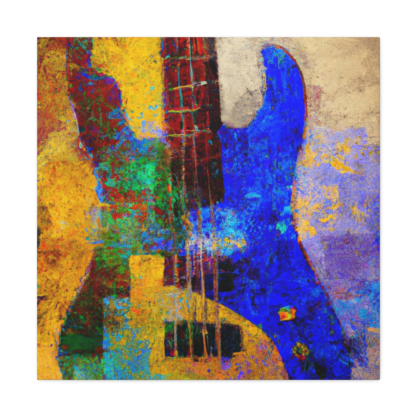 "Bass Guitar Resonance" - Canvas