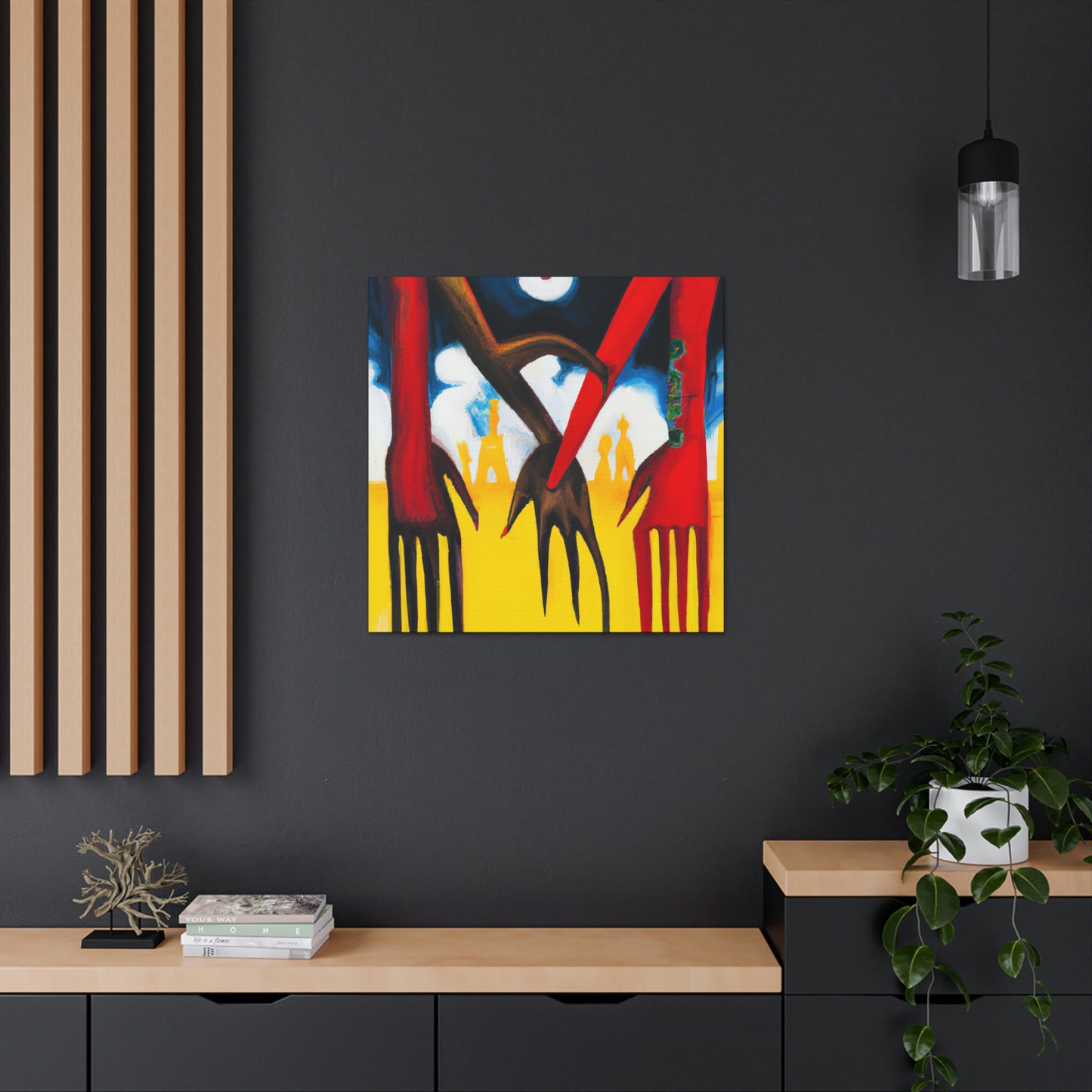 Unity in Hands Hold - Canvas