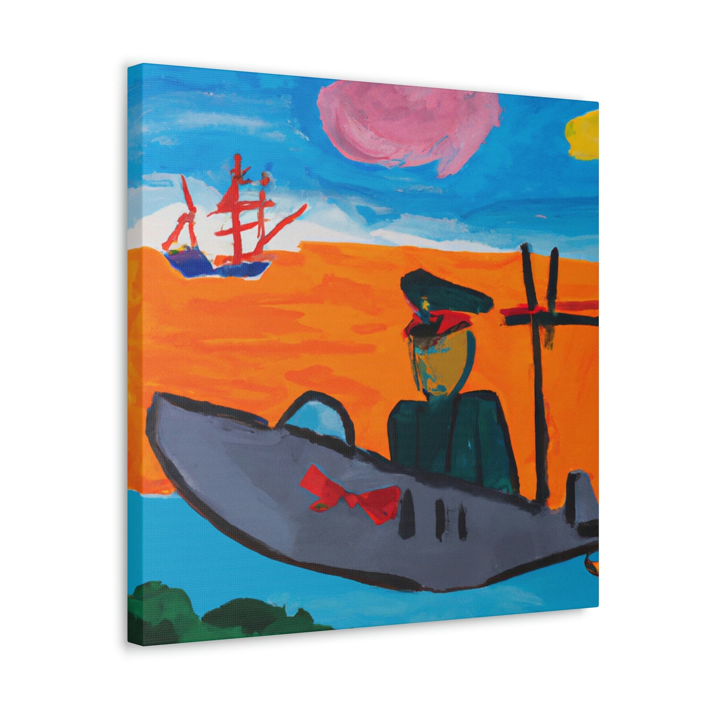 "Seabee in Fauvism" - Canvas