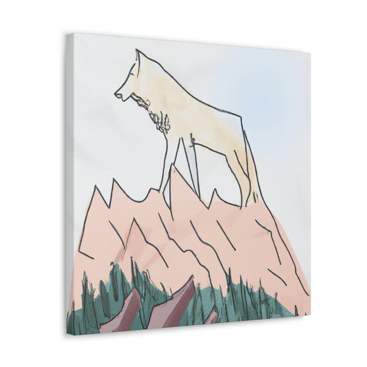 "Wolf of Minimalism" - Canvas