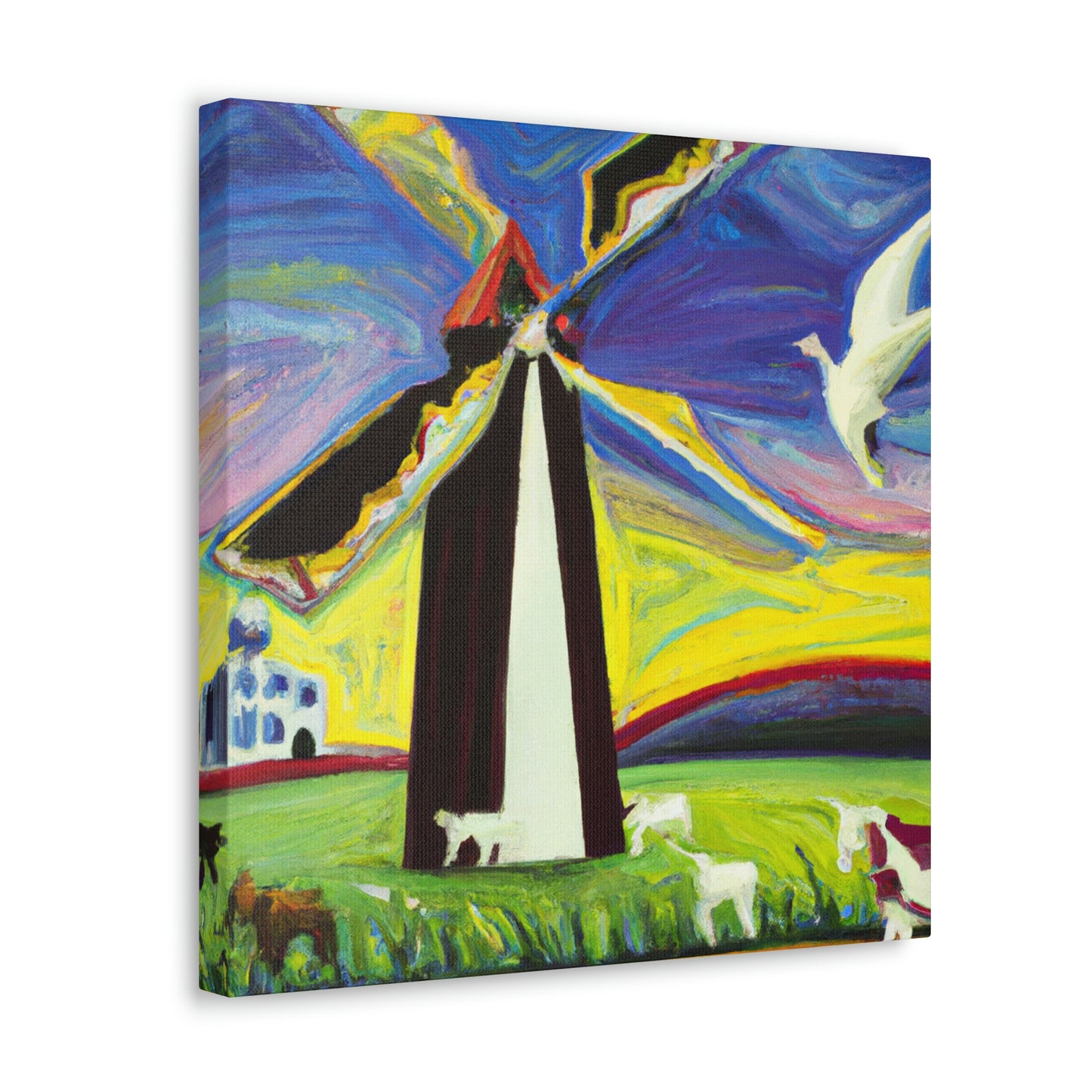 "Windmill in Dreamland" - Canvas