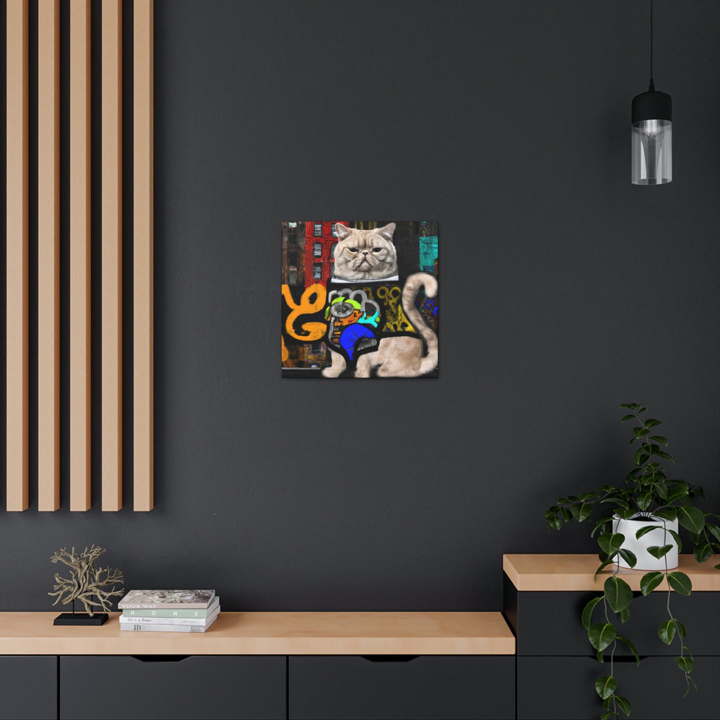 Kitty in Splendour - Canvas