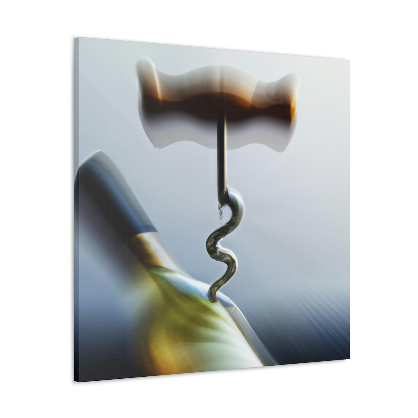 "Corkscrew in Abstract Art" - Canvas