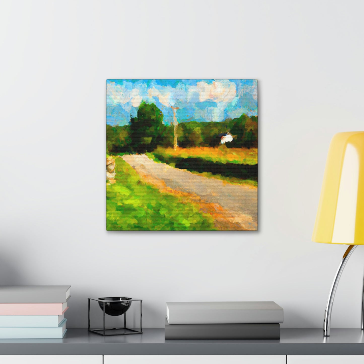 "Country Road Impressionism" - Canvas