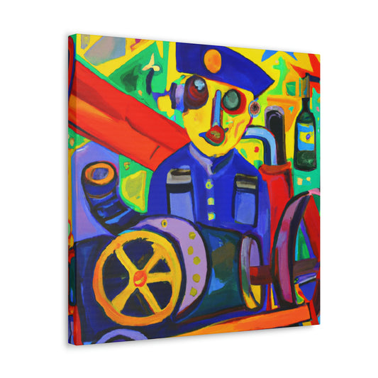 Mechanic in Flamboyance - Canvas