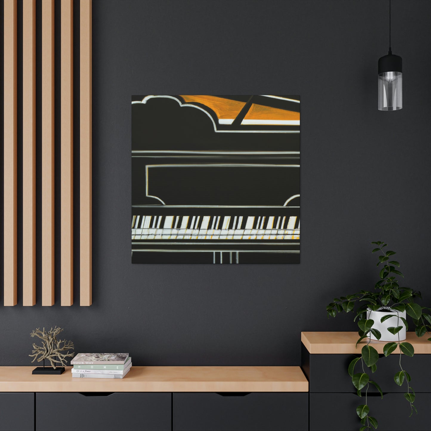 "Piano of Silken Strings" - Canvas