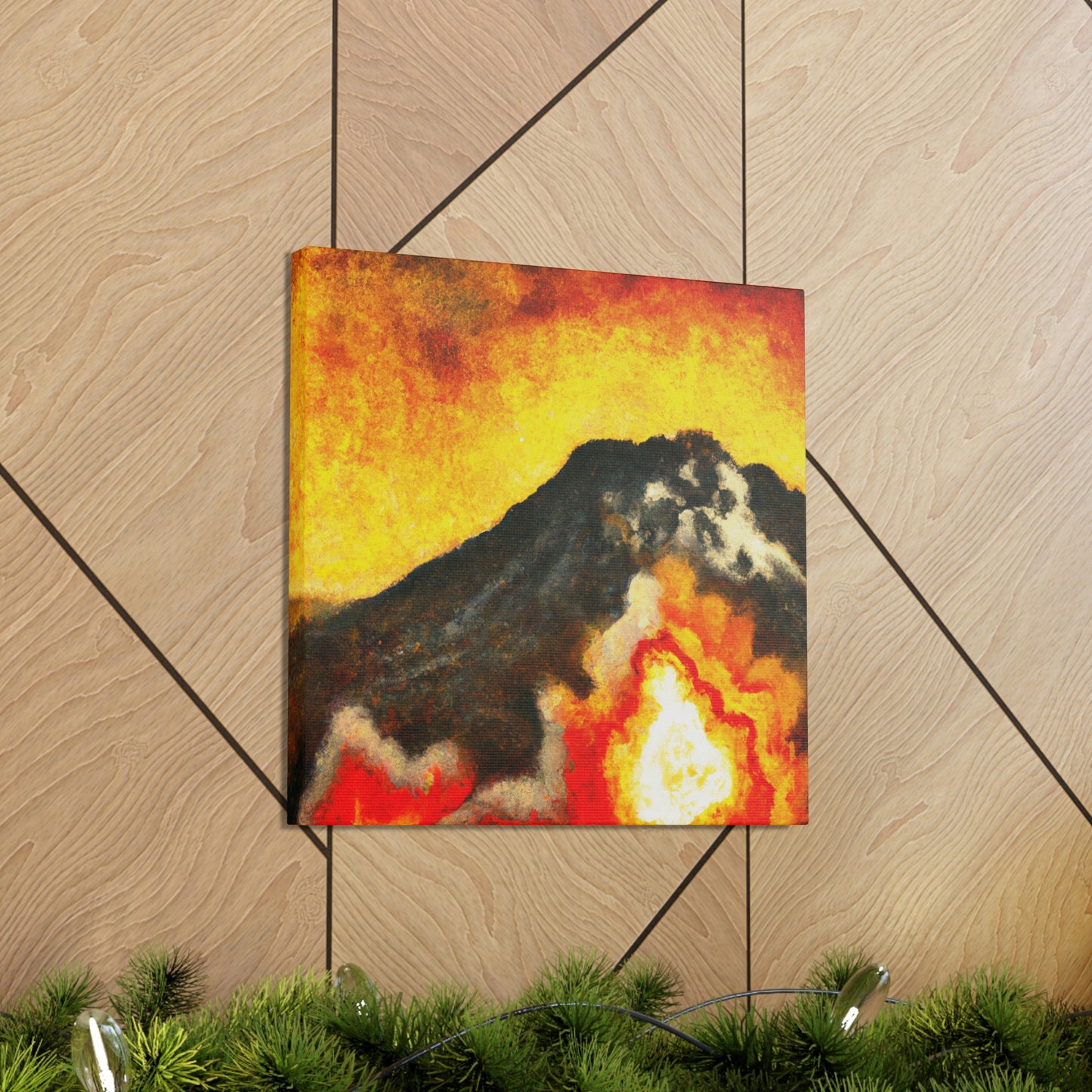 Volcanic Inferno Blaze - Canvas