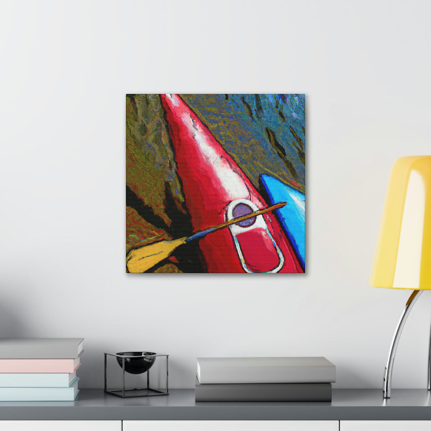 Kayak in Deco Style - Canvas