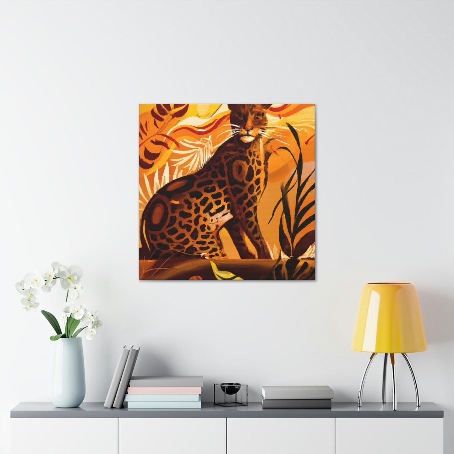 "Leopard in the Jazz Age" - Canvas