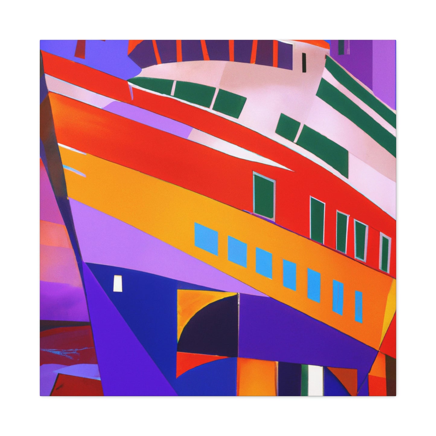 Ferry of the Roaring Twenties. - Canvas