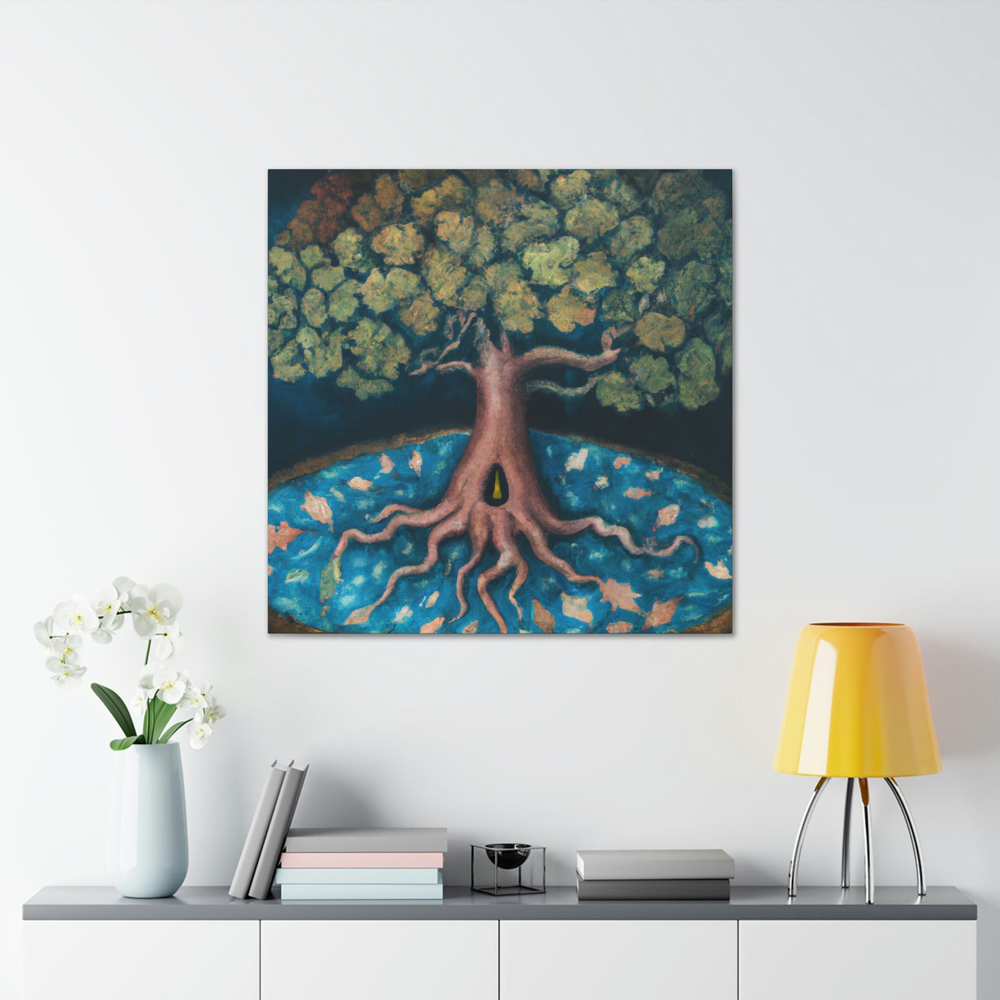 "Oak Tree Reflection" - Canvas