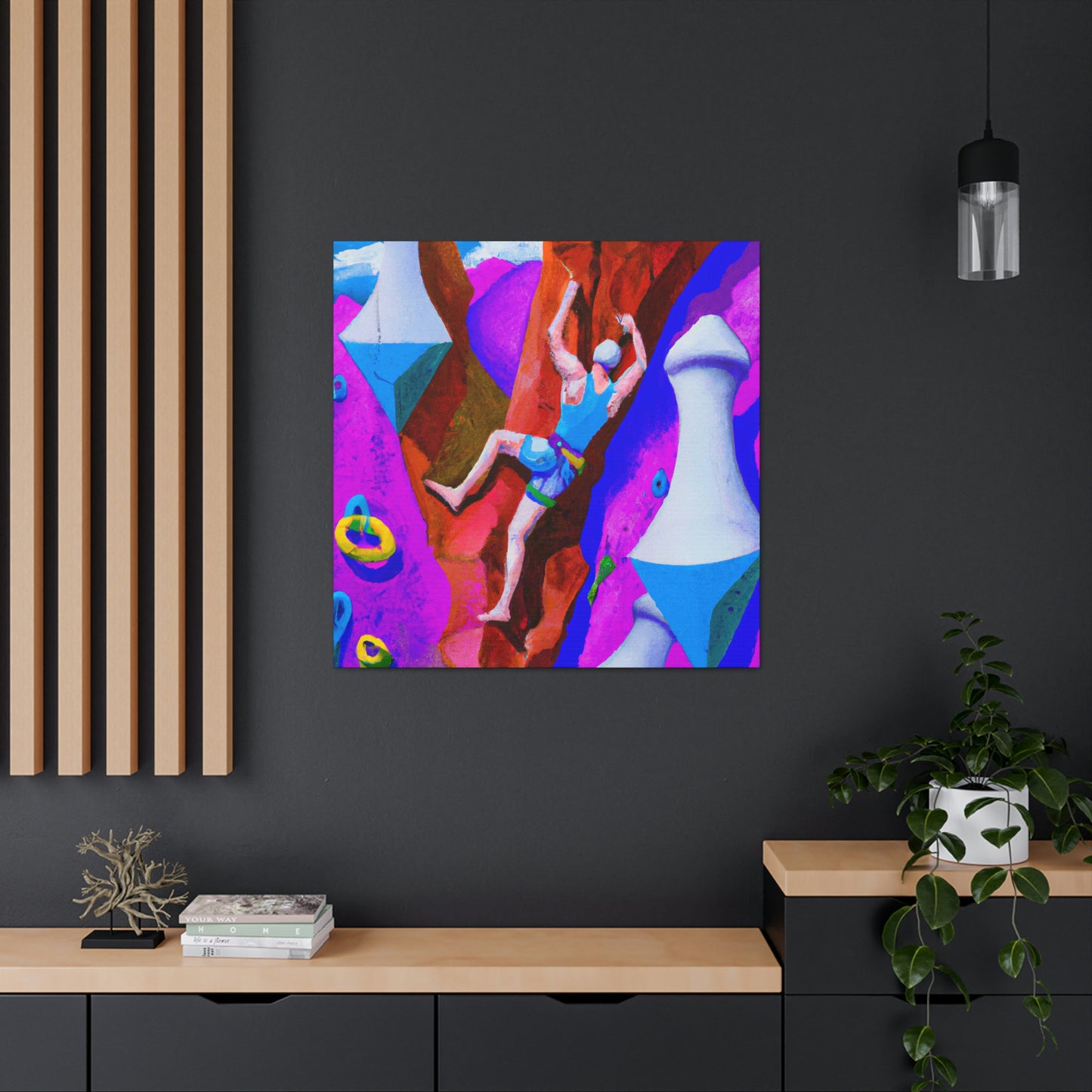 Rock Climbing Dreamscape - Canvas