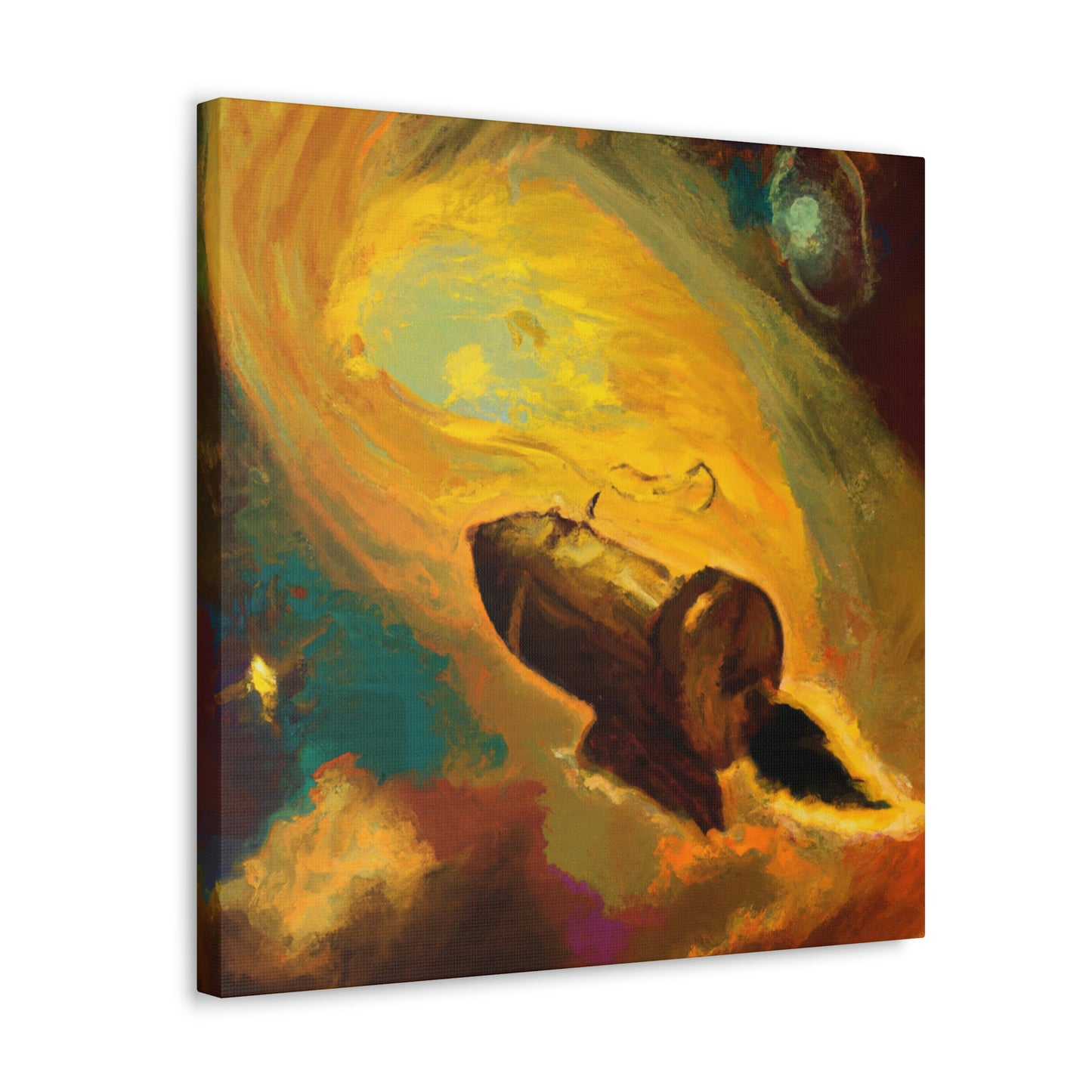 "Comet Illuminates Sky" - Canvas