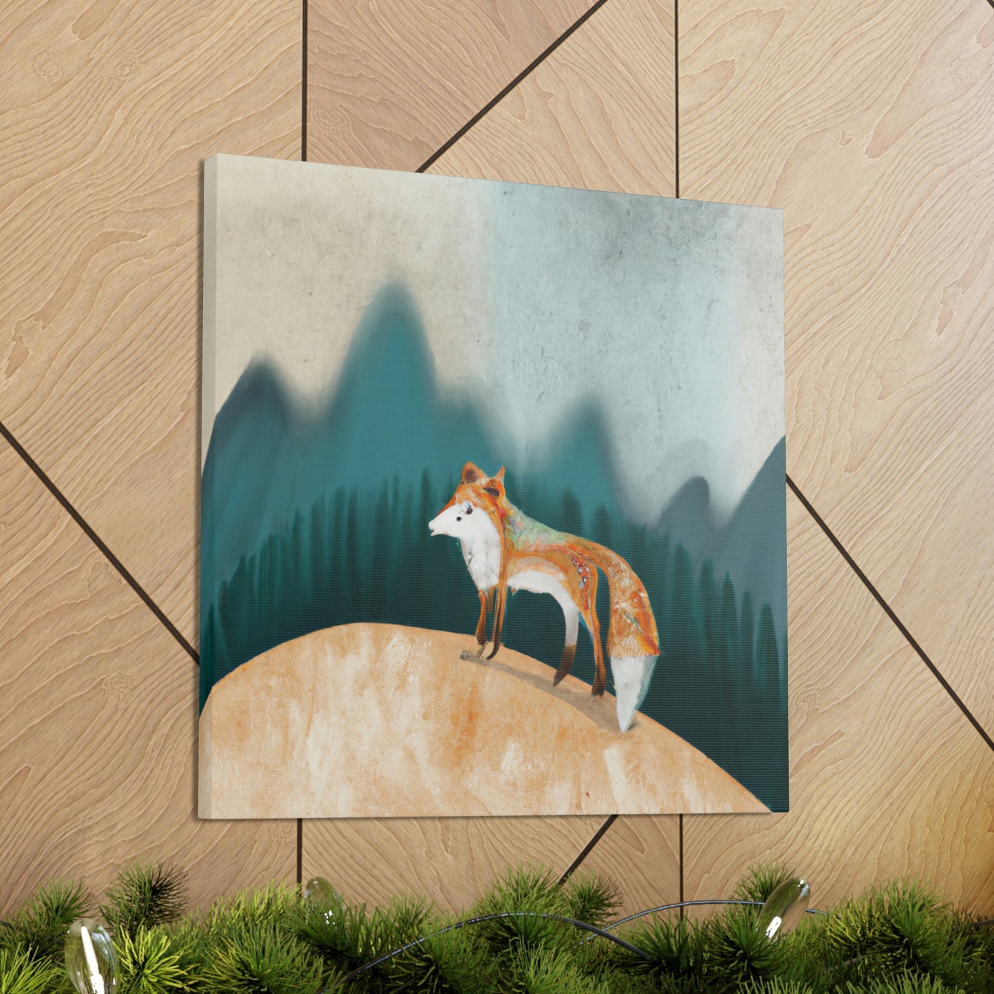 Fox On a Journey - Canvas