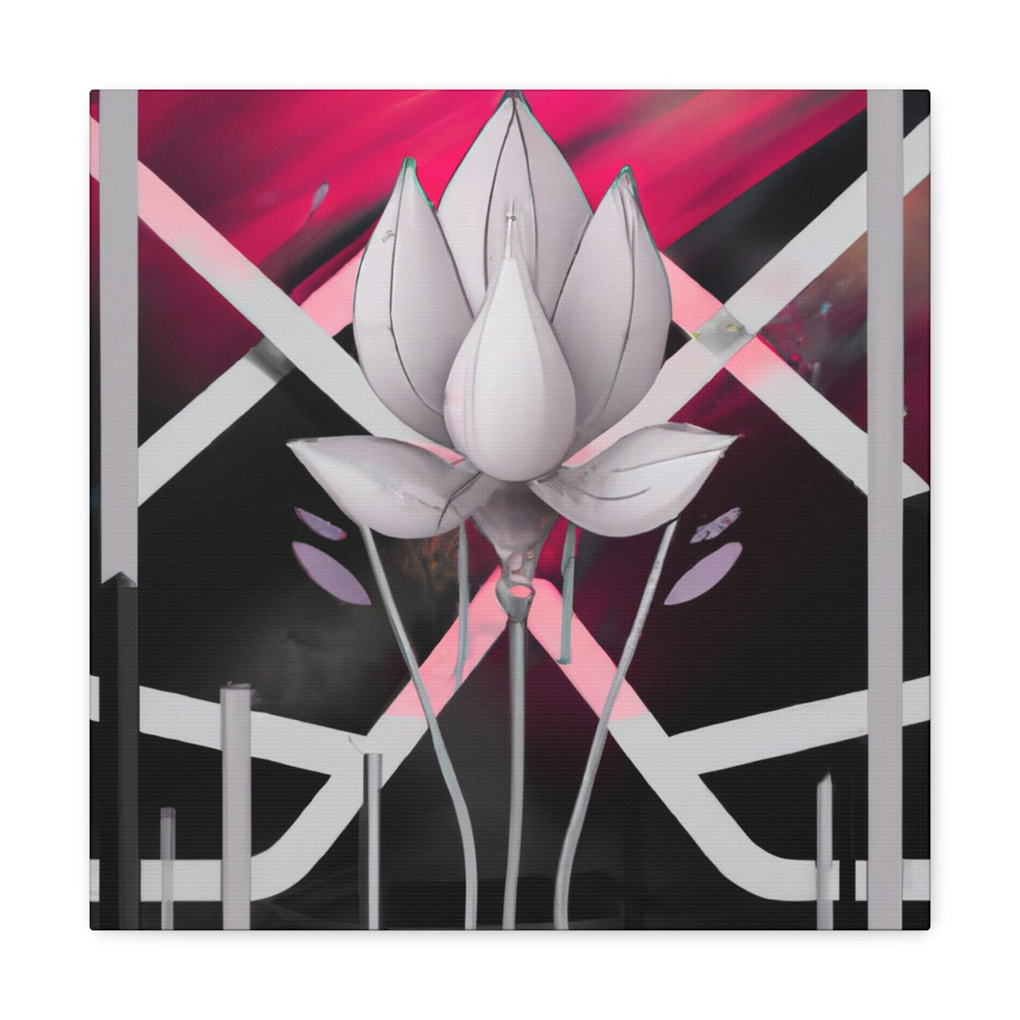 "Lotus Blossoms Arise" - Canvas